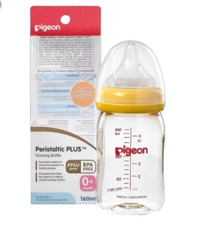 Bình sữa pigeon plus nhựa ppsu 160ml