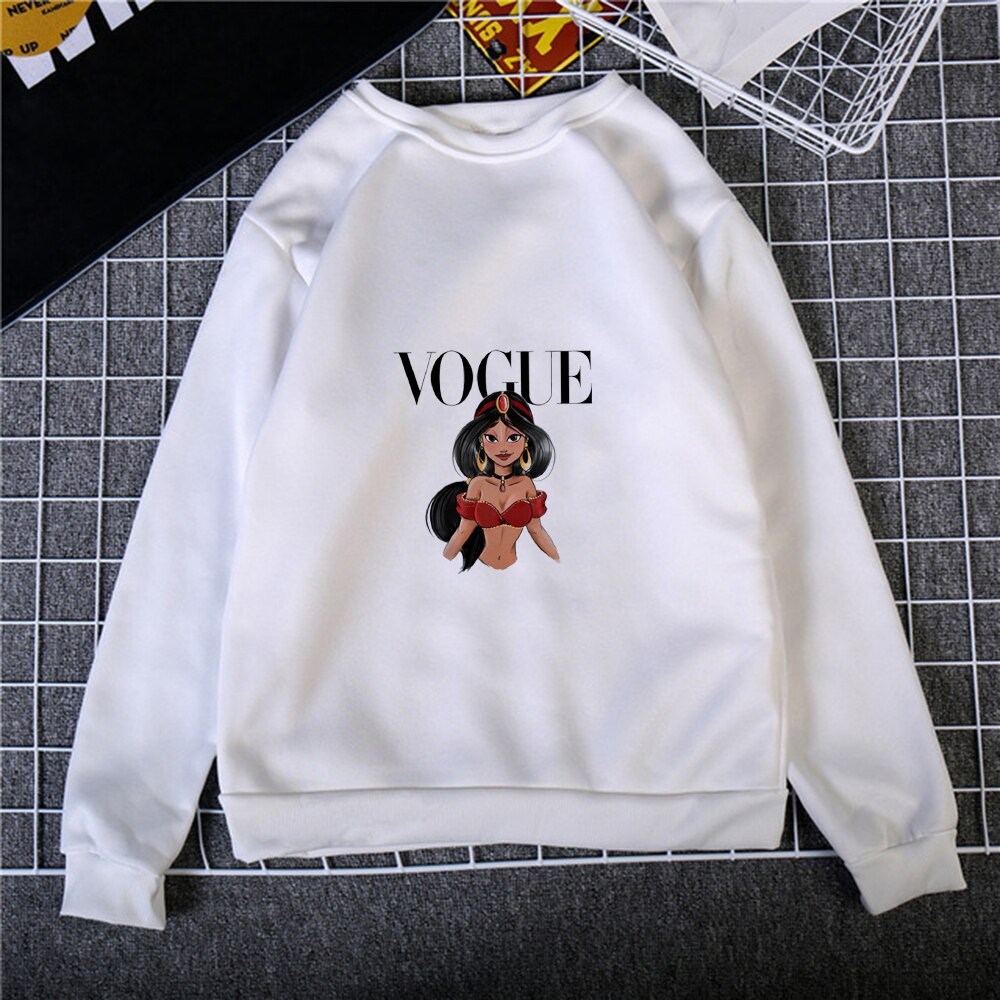 Áo Hoodie In Hình Công Chúa Jasmine Disney Thời Trang Cho Nữ