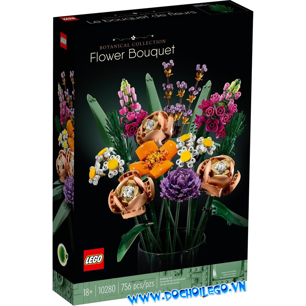 10280 LEGO Creator Expert Flower Bouquet - Hoa trưng bày