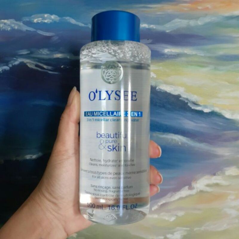 Tẩy trang O'lysee 3 in 1 micellar cleansing 500ml