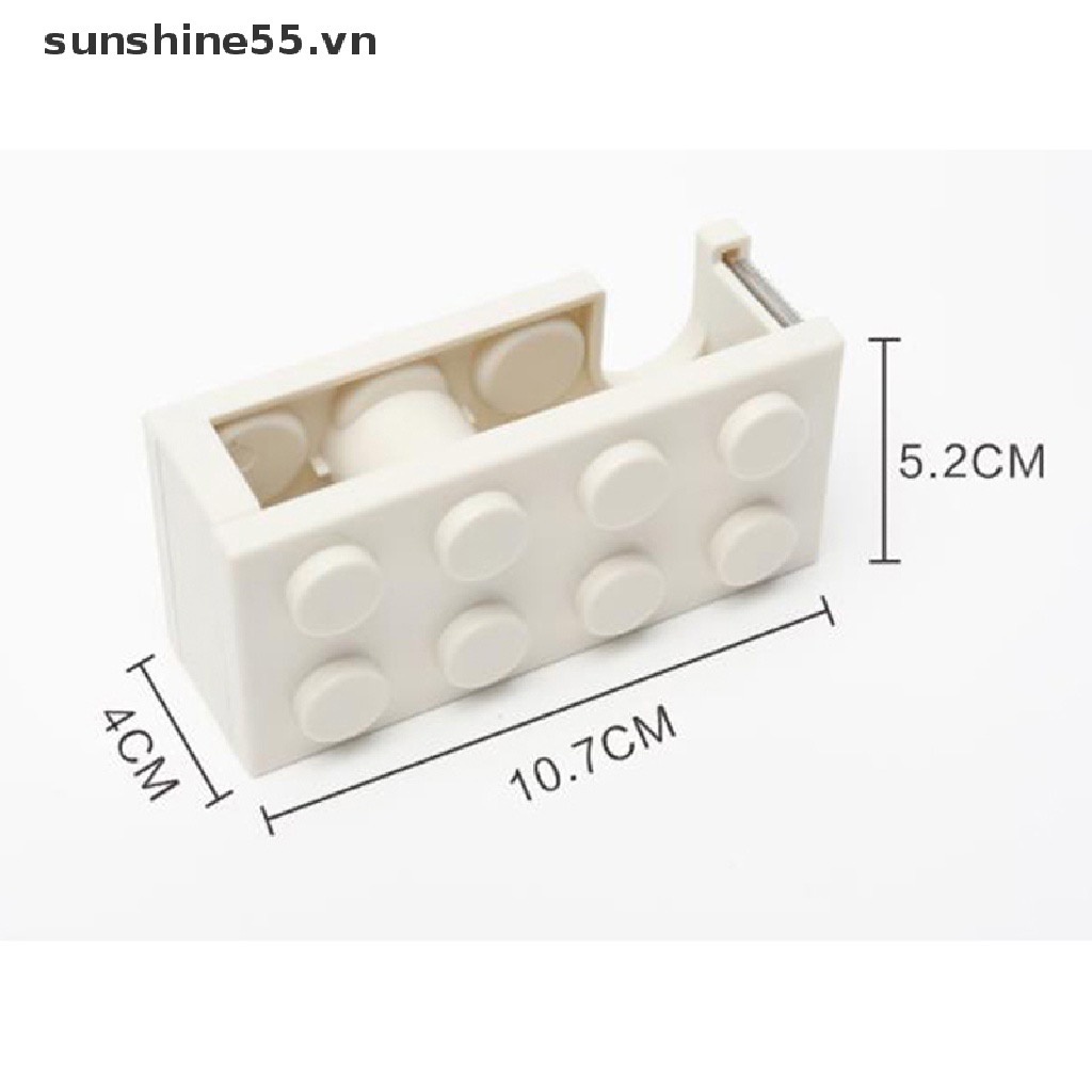 Dụng cụ cắt washi tape, băng dính đơn hình lego xếp hình