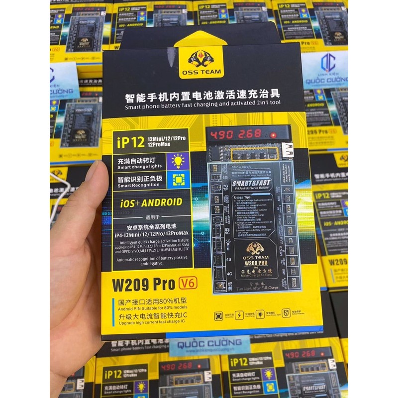 Kích pin W209 Pro NEW