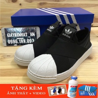 GIÀY SLIP-ON LƯỜI NỮ MÀU ĐEN TRẮNG
