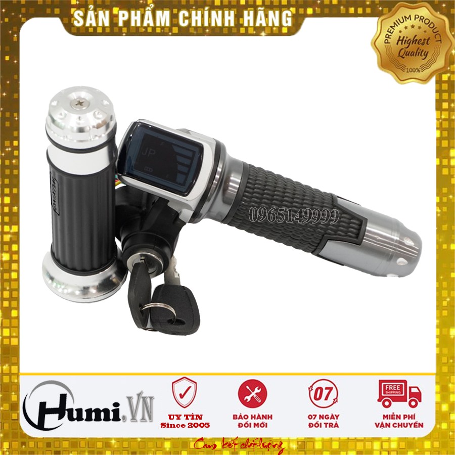 Tay Ga Báo Điện Có Khóa Màn Hình Vuông 48V
