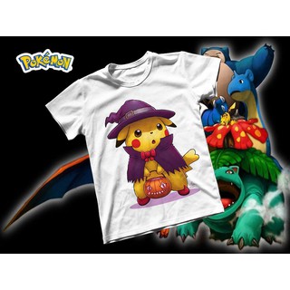 Áo thun Cotton Unisex - Anime - Pókemon - Phù thủy Pikachu