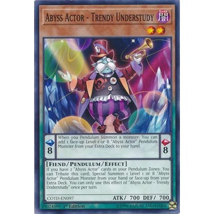 Thẻ bài Yugioh - TCG - Abyss Actor - Trendy Understudy / COTD-EN097'