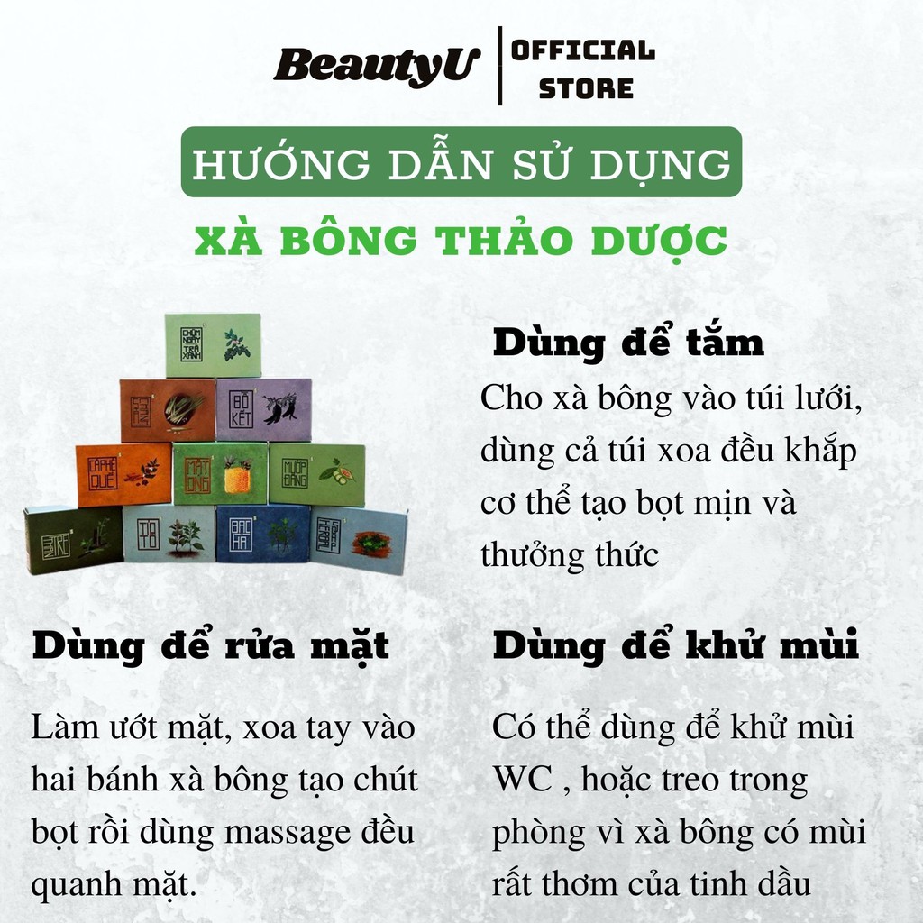 Soap Xà Bông Cục Handmade Mướp Đắng , Mật Ong Nghệ , Sả Chanh - Xà Phòng Giảm Mụn Lưng Thâm Mông Tẩy Da Chết Tế Bào Chết