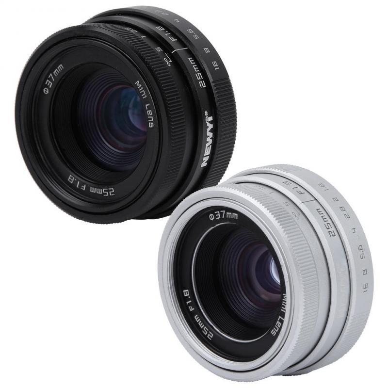 1buycart 25mm F1.8 Mini CCTV C Mount Wide Angle Lens for Sony Nikon Canon DSLR