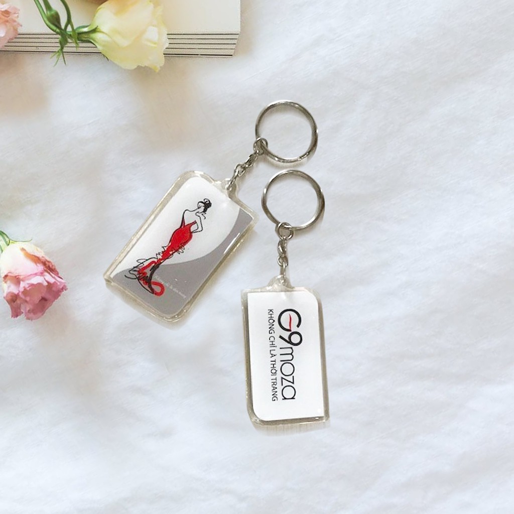 Móc khóa hình thương hiệu hãng G9moza