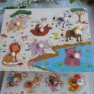 Combo 5 bảng núm gỗ