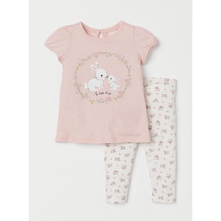 H&M Auth - Set quần áo dễ thương cho bé gái