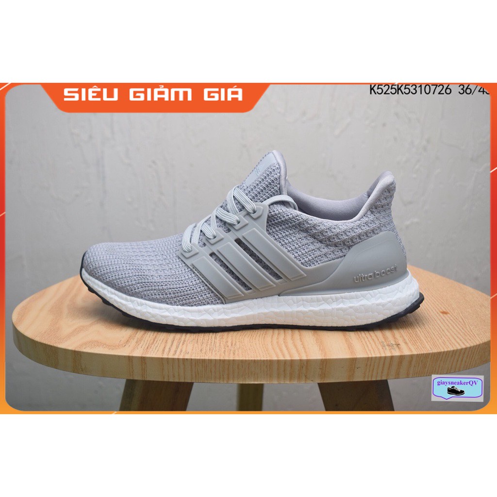 [FULL BOX] Giày thể thao ADIDAS ULTRA BOOST 4.0 GREY xám