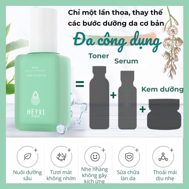 - Serum HEYXI se khít lỗ chân lông dưỡng ẩm làm mềm da giúp cho da sáng khỏe tự tin