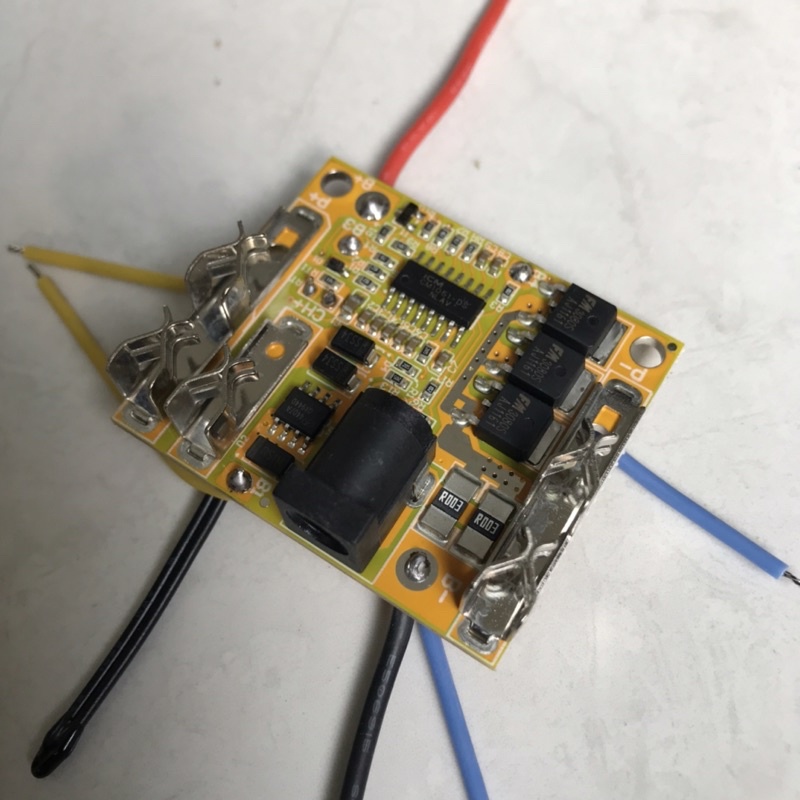 Mạch bảo vệ pin 5S- 50A cho vỏ Makita, sạc chân tròn Adapter 21v