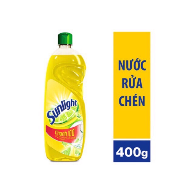 Nước Rửa Chén Sunlight Chai 400ml Hương Chanh