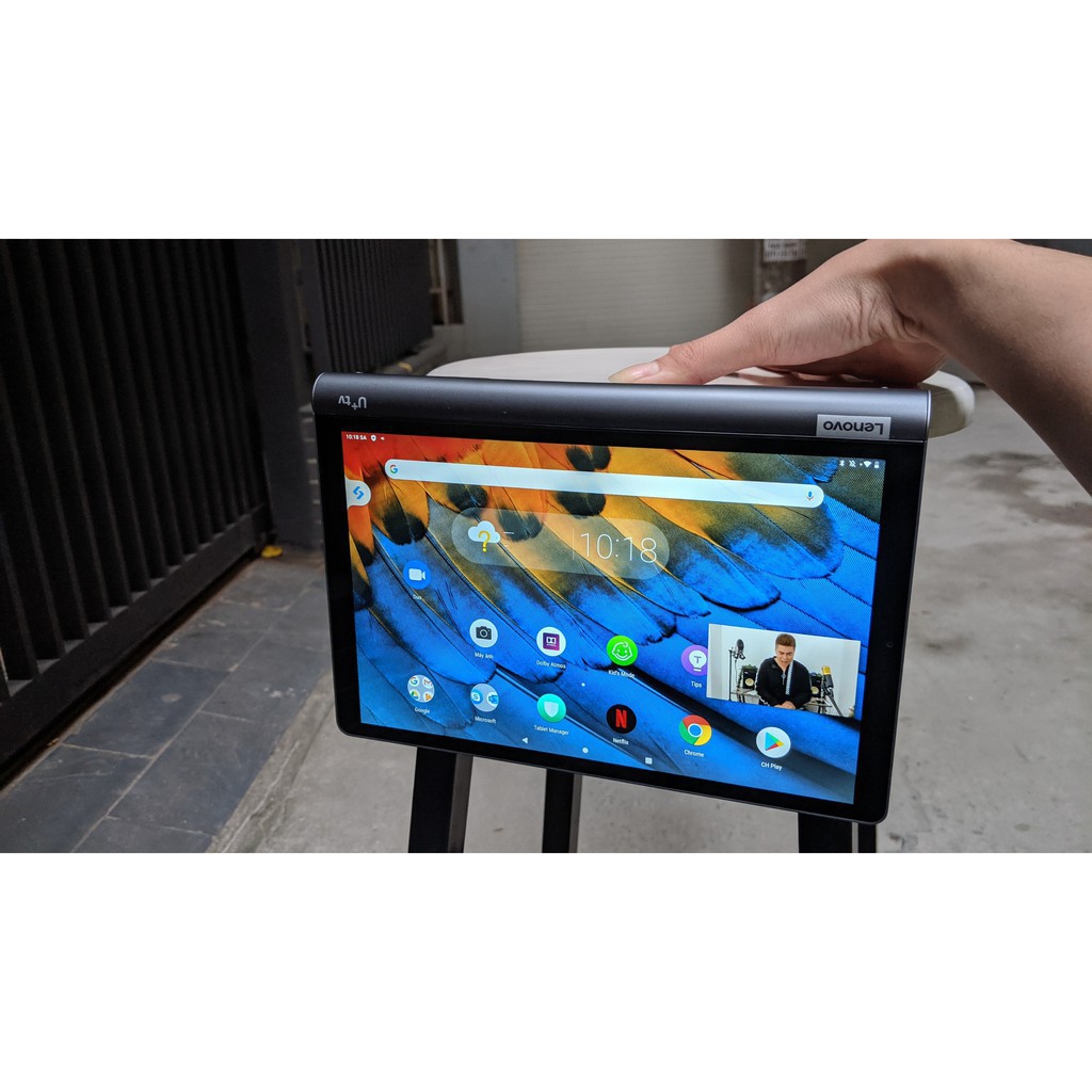 Máy tính bảng Lenovo Yoga Smart Tab 10.1  _ JBL Kép cực chất / Treo, ngả, dưng cem Film - Pin 17h
