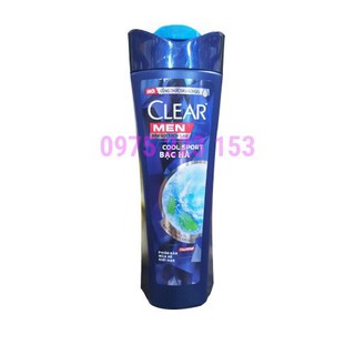 Dầu gội sạch gàu Clear Men Cool Sport bạc hà 340gr