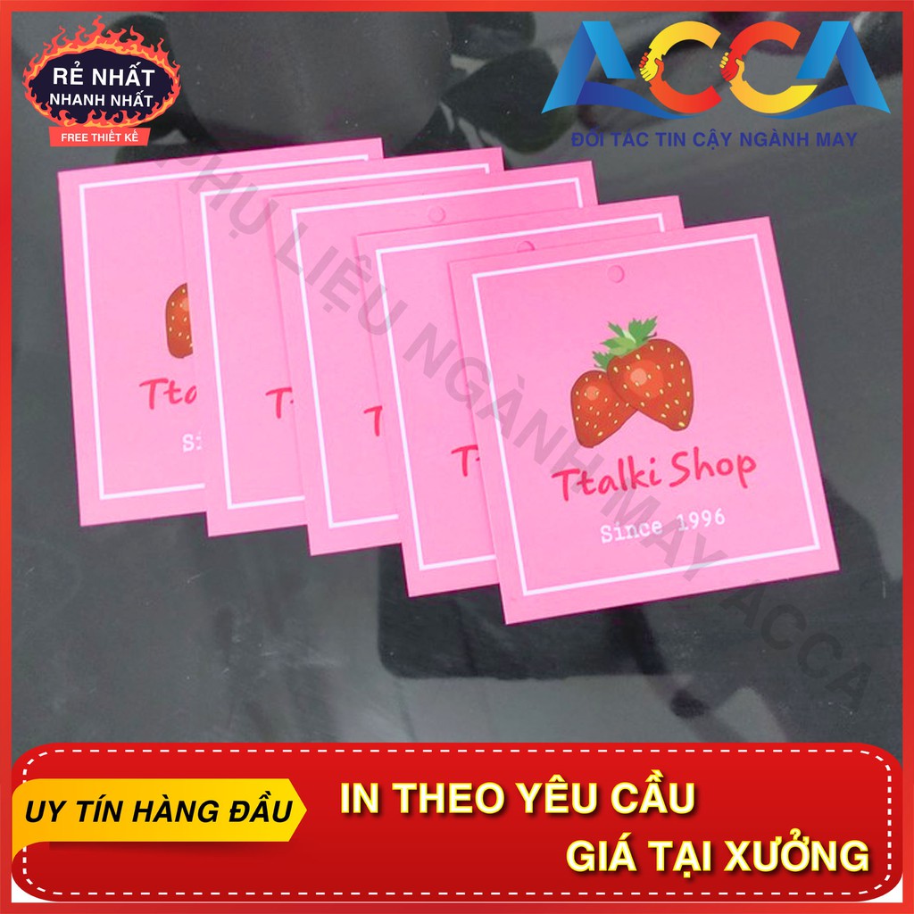 THẺ BÀI, TAG QUẦN ÁO IN THEO YÊU CẦU_MIỄN PHÍ THIẾT KẾ_NHẬN IN SỐ LƯỢNG TỪ 1000 CÁI