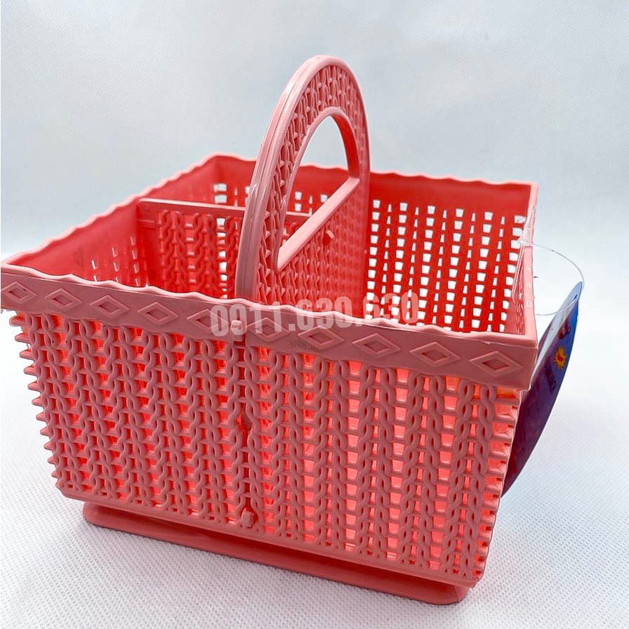 Giỏ Nhựa Vuông - Giỏ Đựng Phụ Kiện Nối Mi -  Thiên Ngọc Mi