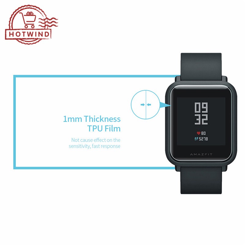 Miếng dán cường lực bảo vệ màn hình chống cháy nổ dành cho đồng hồ thông minh Amazfit Bip