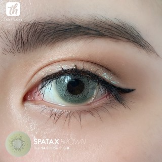 Kính áp tròng Spatax Gray xám tây trong veo không viền không giãn THÚY LENS