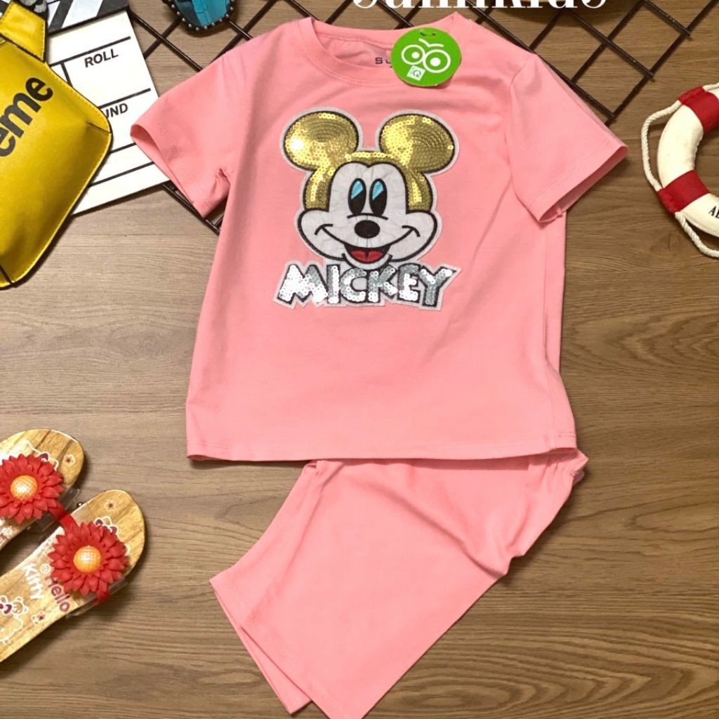 Bộ Bé Gái Sumikids From áo rộng quần ôm size 10-25kg