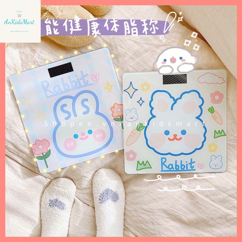 Cân điện tử/ Cân sức khoẻ hoạ tiết hoạt hình dễ thương/ Cân gia đình