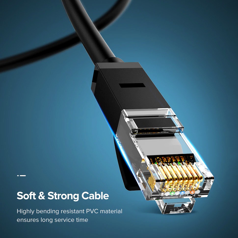 Dây Mạng LAN Đúc Sẵn Cat6 UTP 1000Mbps Cao Cấp UGREEN NW102 - Hàng Chính Hãng