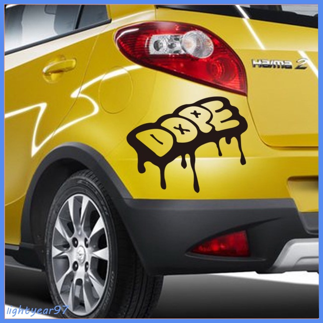 Miếng Dán Trang Trí Xe Hơi Họa Tiết Vui Nhộn Dễ Thương Chống Thấm Nước