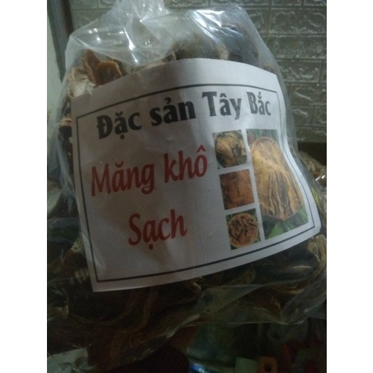 Măng lưỡi lợn, măng khô Tây Bắc măng cùi dày loại 1 phơi khô tự nhiên