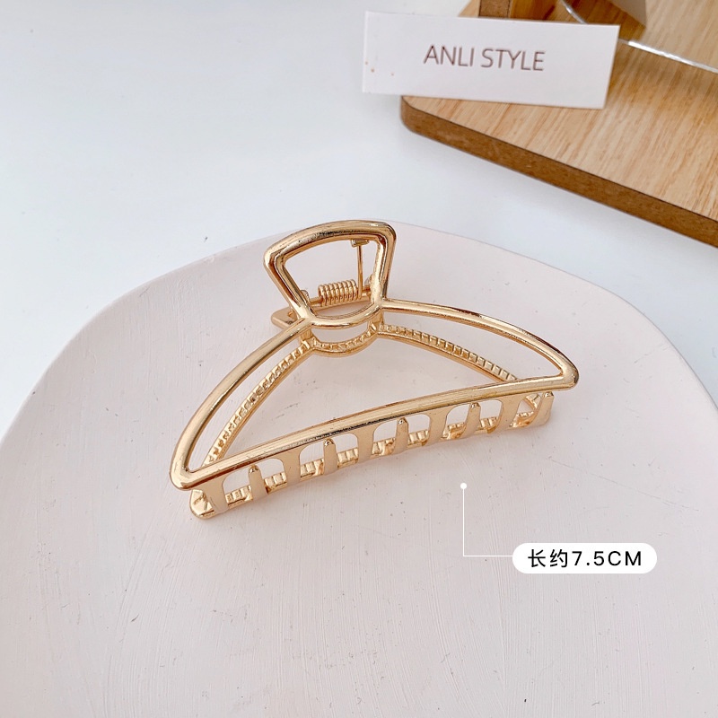Kẹp càng cua, cặp tóc kim loại size lớn nhiều mẫu sang chảnh dành cho nữ, phụ kiện hottrend Hàn Quốc