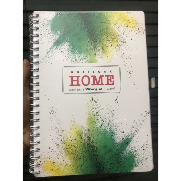 Sổ A4 Home lò xo kép 300 trang- giấy kẻ ngang