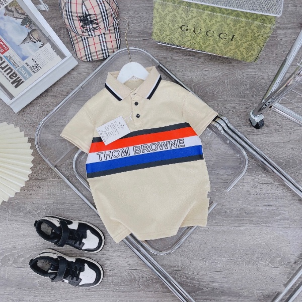 Áo phông cổ trụ polo/ áo thun cổ tròn chất cotton thể thao, cá tính cho bé trai đi học đi chơi size đại