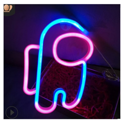 Đèn LED Neon trang trí phòng ngủ, quán dùng pin + USB