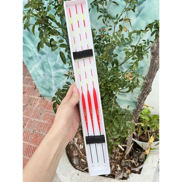 Bộ 3 phao Mỹ Nhân Ngư chất liệu nano cao cấp, màu sắc tự nhiên rất đẹp, ngọn phao mềm dẻo uốn cong được, bầu phao dài