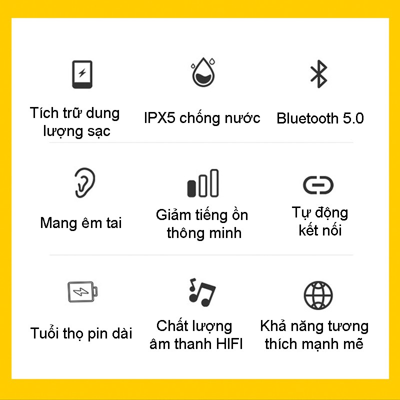 Tai Nghe Không Dây True Wireless Nhét Tai PKCB TN267 – Hàng Chính Hãng