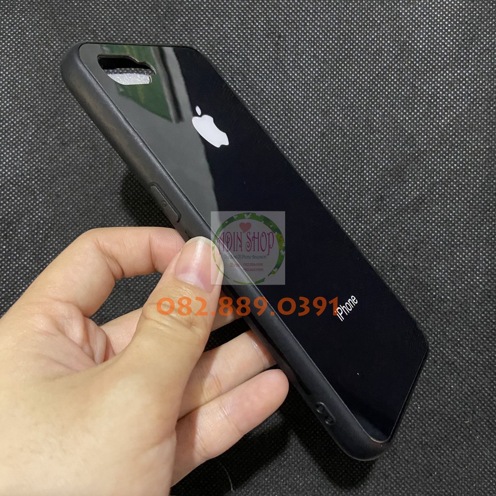 Ốp lưng giả iphone 7 plus/8 plus cho OPPO A1K/Realme C2 mặt lưng bóng đẹp