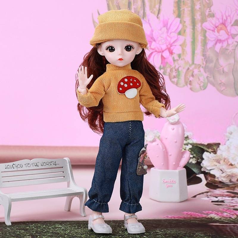 Đồ chơi trẻ em Bộ đồ chơi búp bê Barbie 30cm búp bê hóa trang bộ đồ chơi công chúa