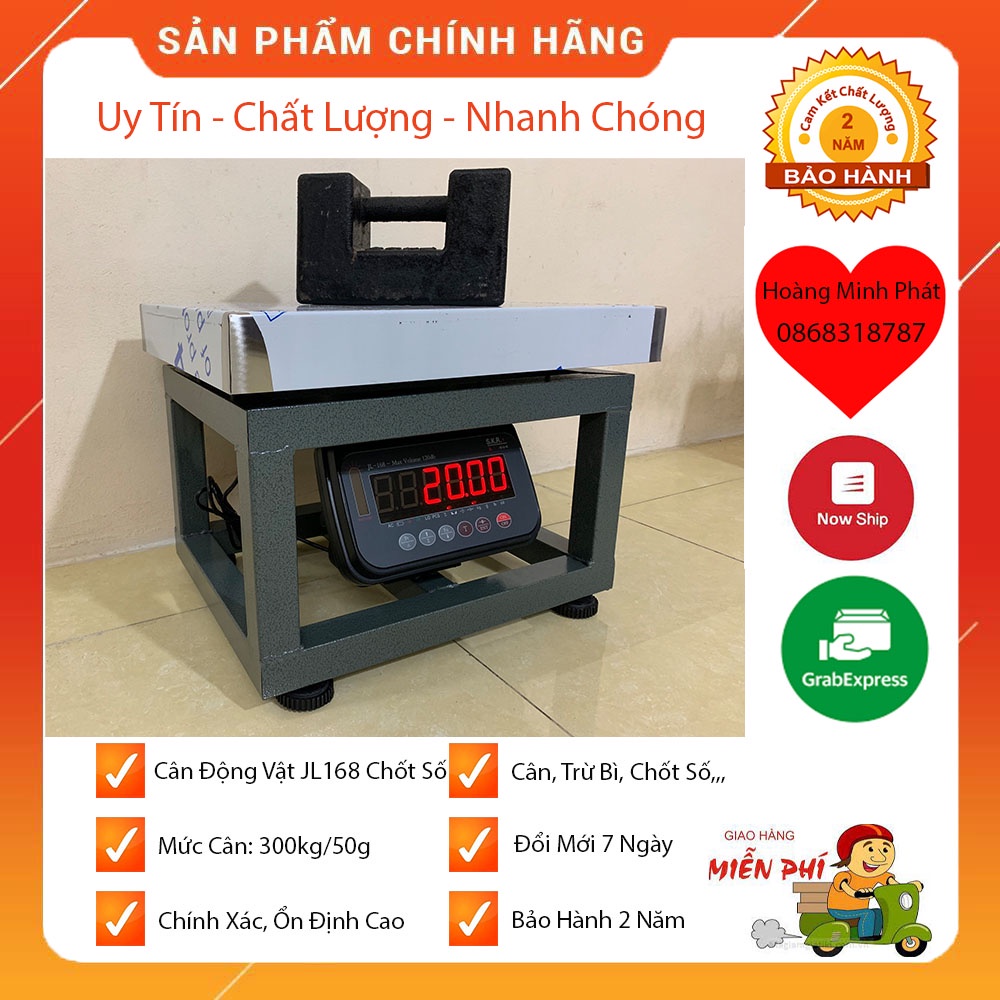 Cân Động Vật Chốt Số Điện Tử JL168 100kg - 150kg - 300kg (cân ghế điện tử). Bảo Hành 2 Năm