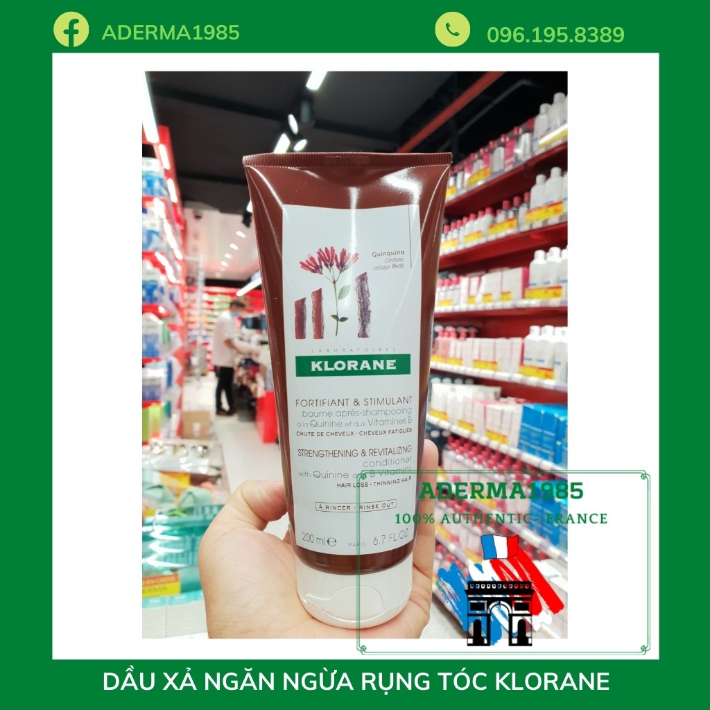 Dầu Gội Đầu Klorane❤Freeship❤️ Dầu Gội Đầu Trị Rụng Tóc Klorane Quinquina 400ml