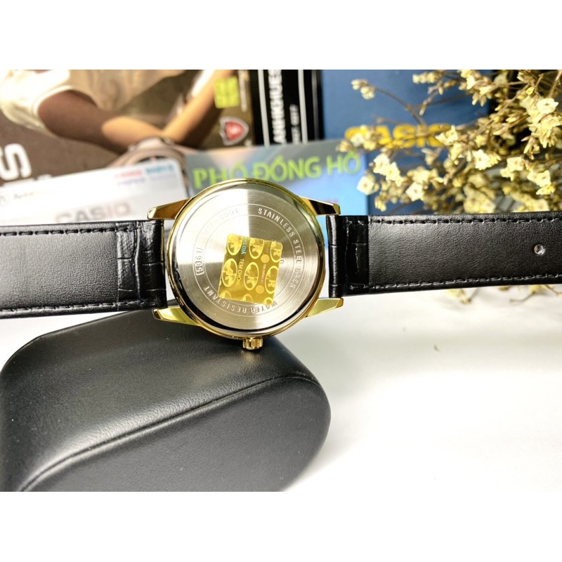 Đồng hồ nam dây da Casio chính hãng Anh Khuê MTP-V001GL-7BUDF