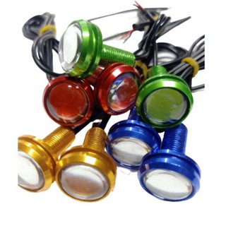 Đèn led xi nhan cúc áo multi xe máy xe đạp điện, GIÁ 1 ĐÔI