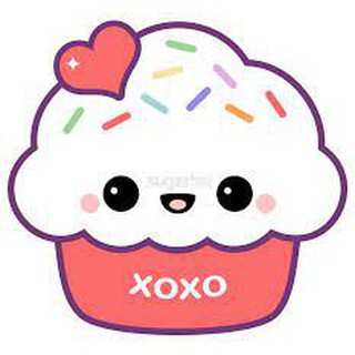 Stiker dán tường hình cupcake
