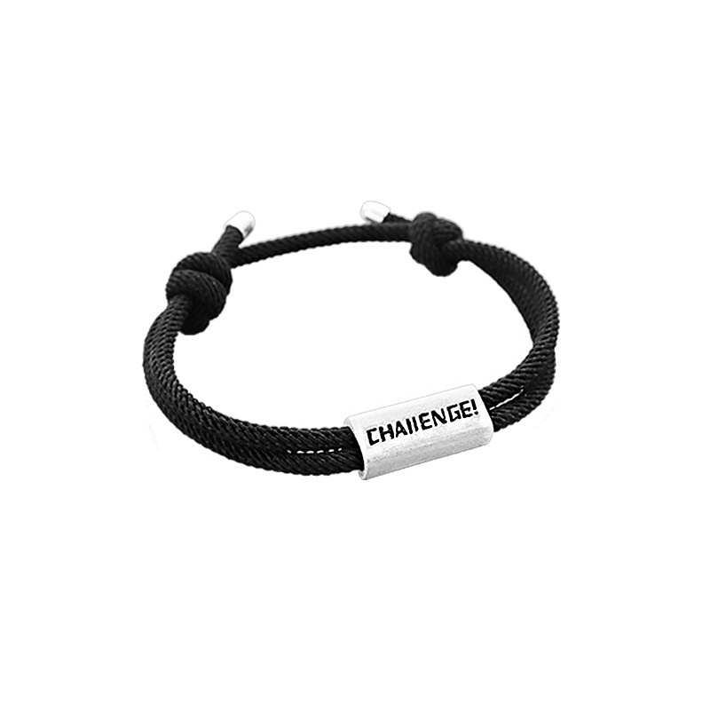 Vòng Tay Dây Bện Thử Thách Chữ Cái