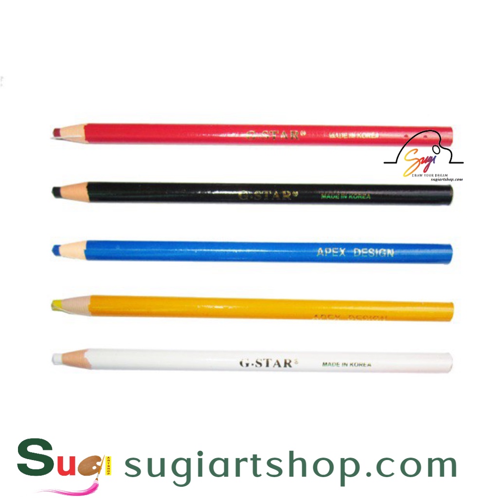 -Bút Chì sáp xé Hàn Quốc G-Star hộp 12 cây-