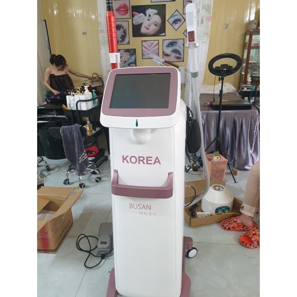 Máy Triệt Lông Laser BUSAN KOREA 2IN1