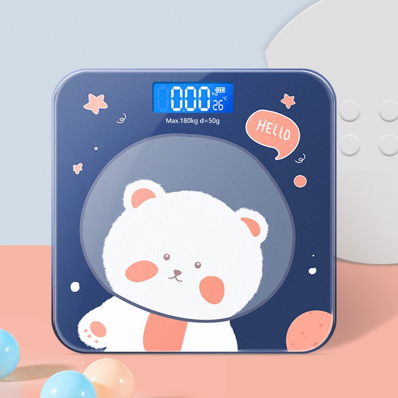 Cân điện tử, cân sức khỏe Scale 180kg kính cường lực Màn Hình LED Hiển Thị Độ Chính Xác Cao VT790