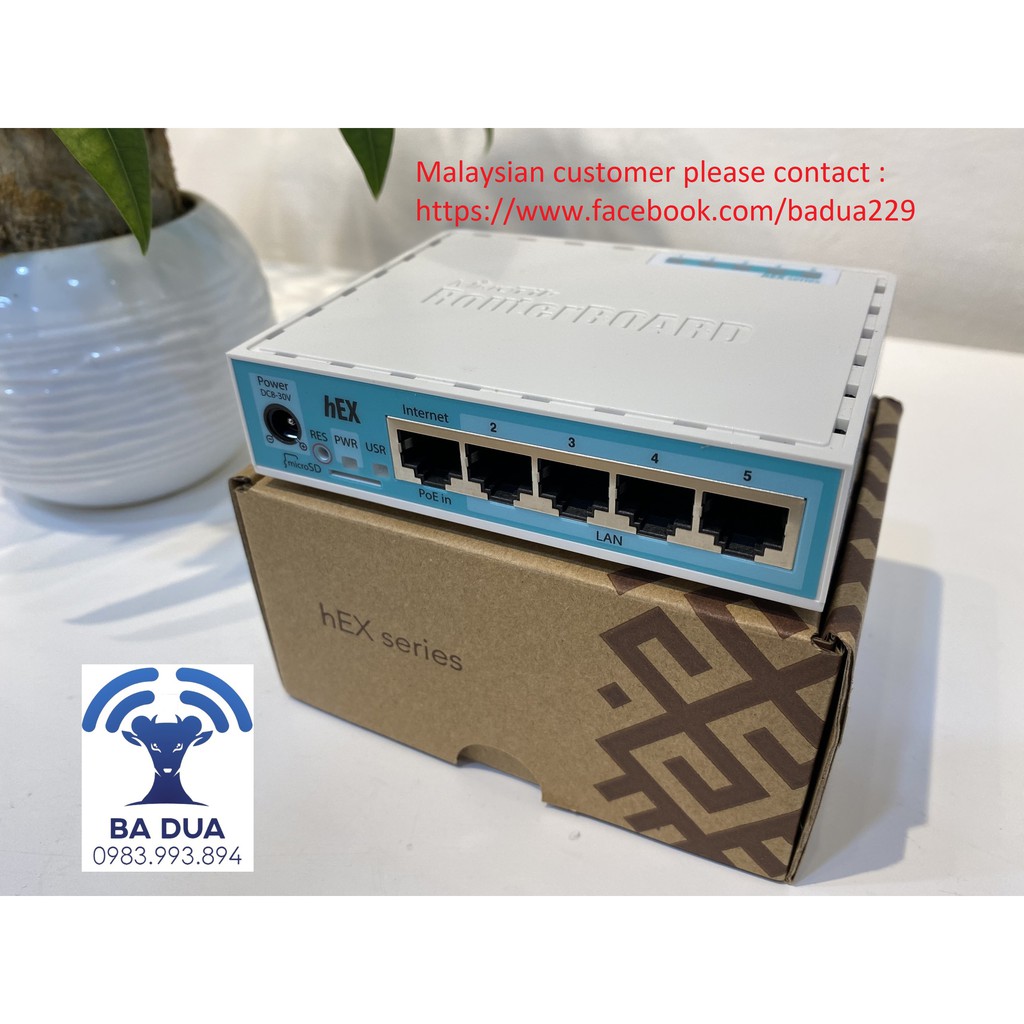 Router cân bằng tải Mikrotik rb750gr3 ( New )