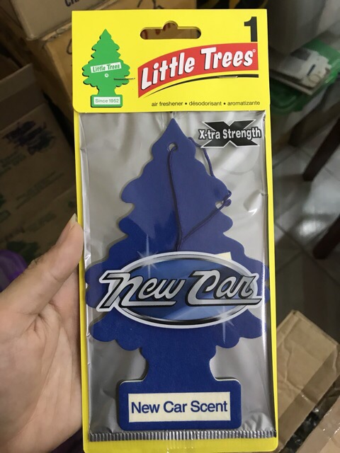 1 Cây thông thơm lớn little trees xtra strength để xe hơi hoặc treo tủ quần áo