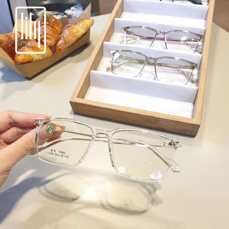 Gọng kính cận vuông thời trang hàn quốc nam nữ Lilyeyewear L038 | BigBuy360 - bigbuy360.vn